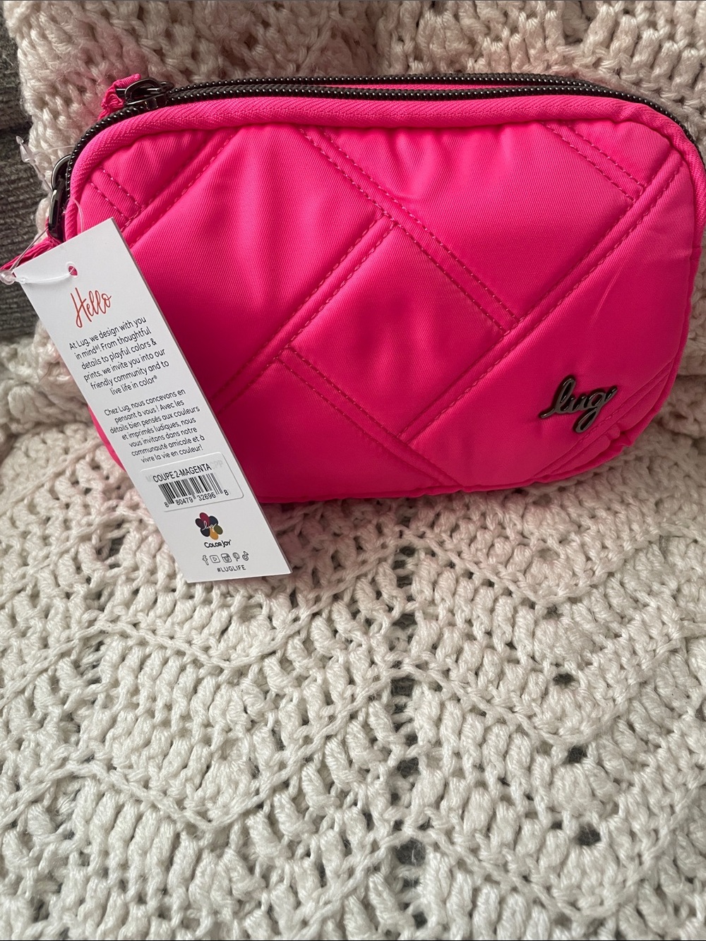 NWT- Lug coupe 2 Magenta